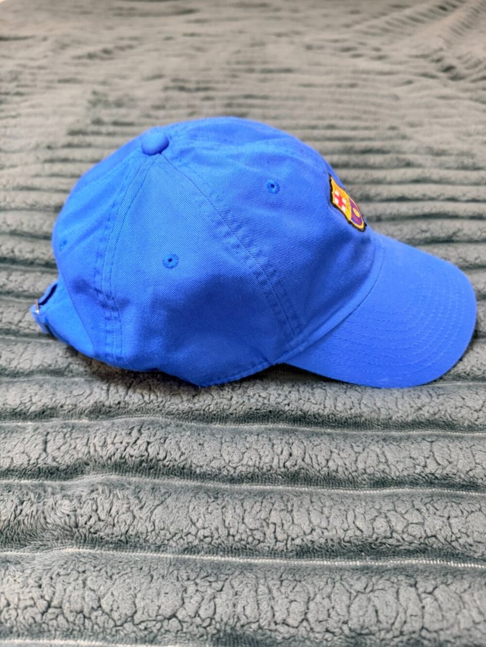 FC Barcelona Nike Heritage 86 Hat Bright Blue Adjustable Soccer Cap OSFA - Picture 7 of 7